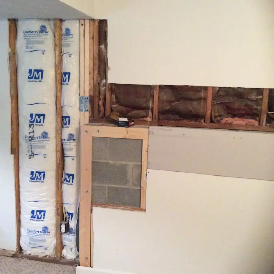 Wall insulation replacement during Odor Removal & Deodorization in Hughson